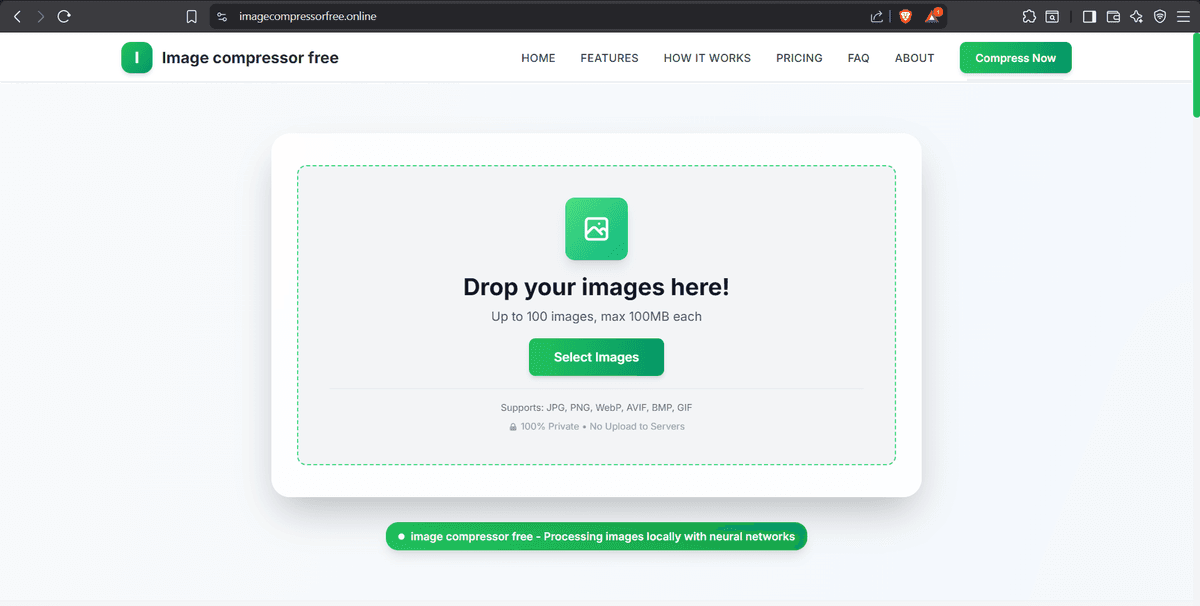 Image Compressor Free project screenshot